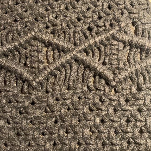 Danielle Nicole Black Macrame Purse With Fringe - Picture 4 of 4